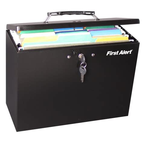 first alert steel hanging file box 3050f|First Alert .